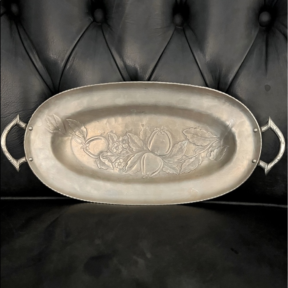 Everlast Vintage hand forged Aluminum Tray with handles